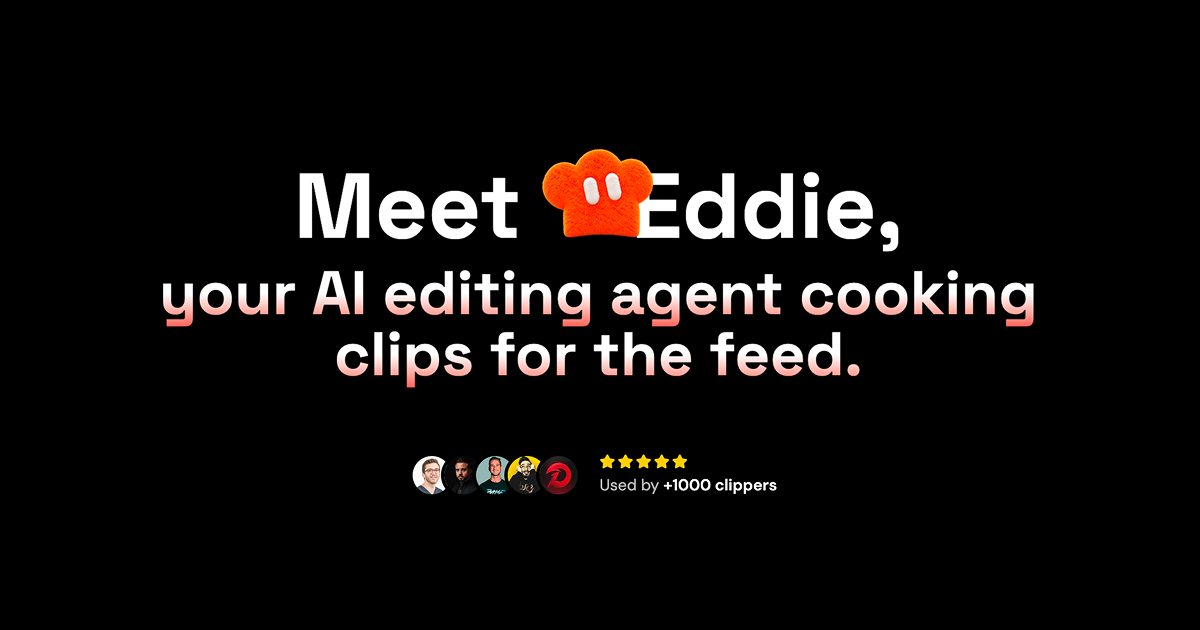 Meet Eddie, Your AI Editing Agent